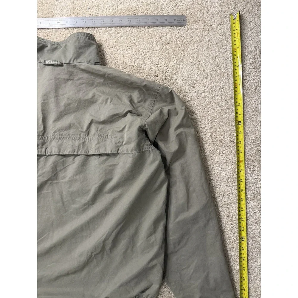 Columbia Sportswear Windbreaker Jacket Y2K XL Olive Green‎ Lightweight Full Zip